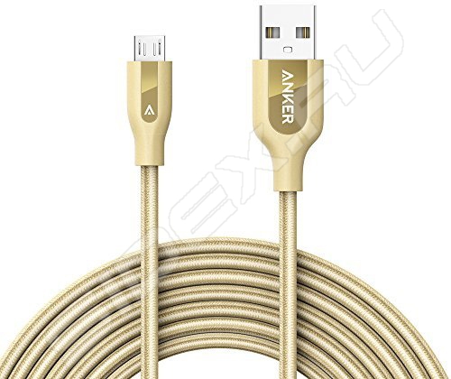 Кабель USB-microUSB 3м (Anker Powerline+ A8144HB1) (золотистый) - Usb, hdmi кабель, переходник
Кабель USB-microUSB 3м (Anker Powerline+ A8144HB1) (золотистый) - Usb, hdmi кабель, переходник